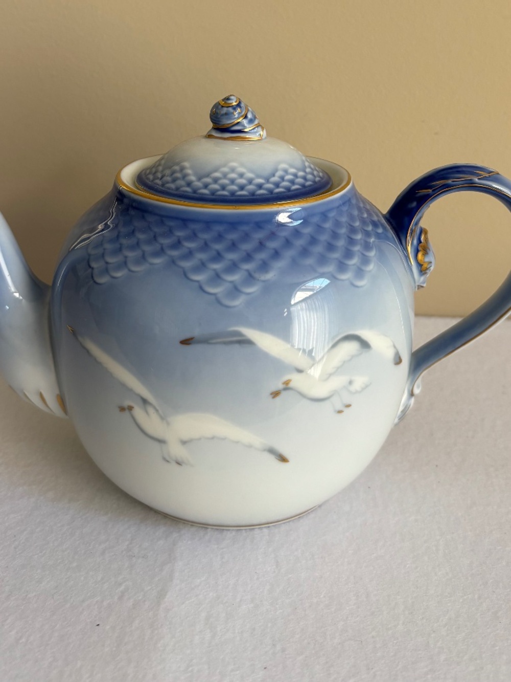B&G Bing & Grondahl Seagull Teapot #656